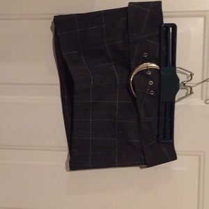 Mini skirt with belt